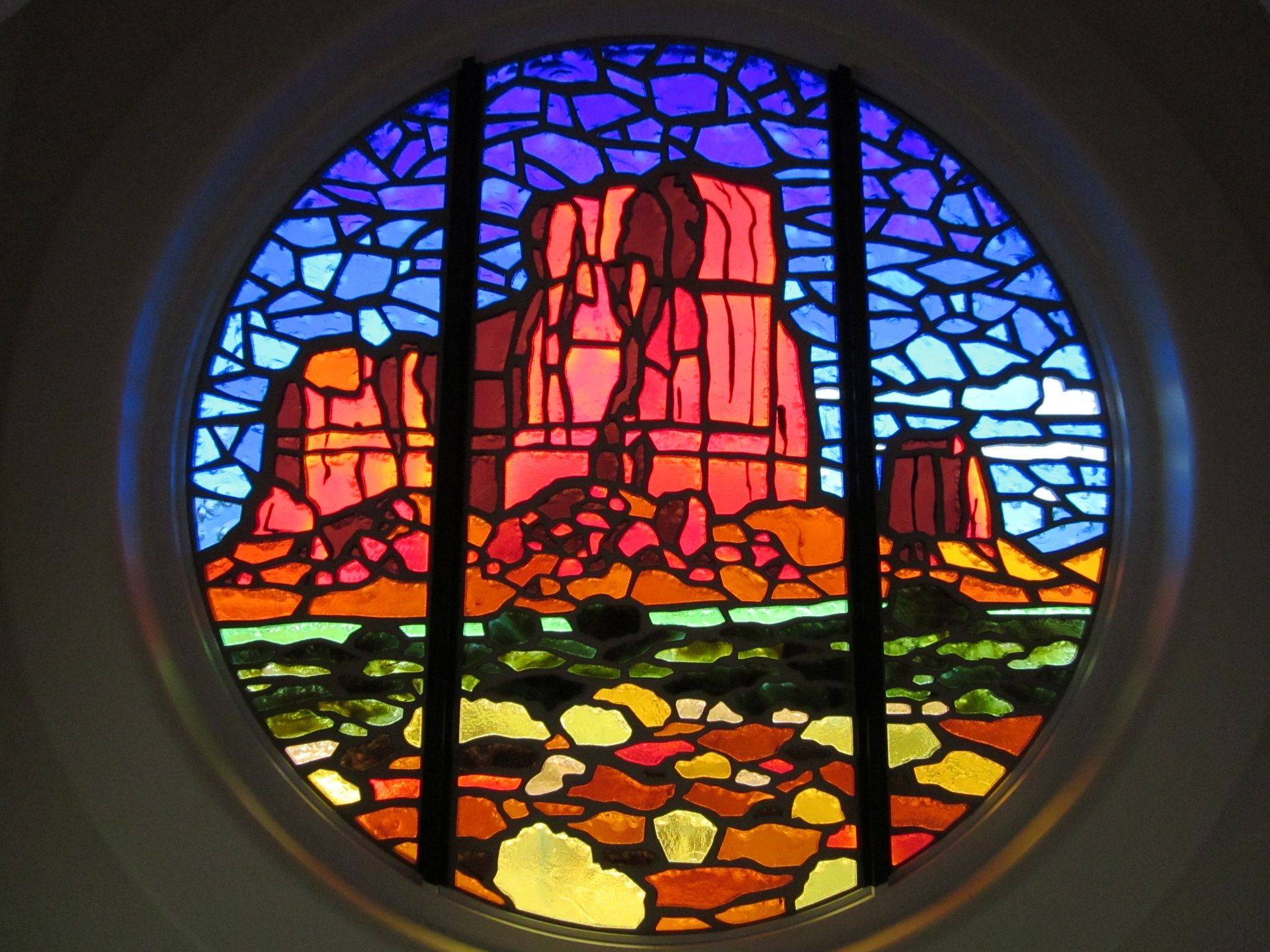 Church stained glass window