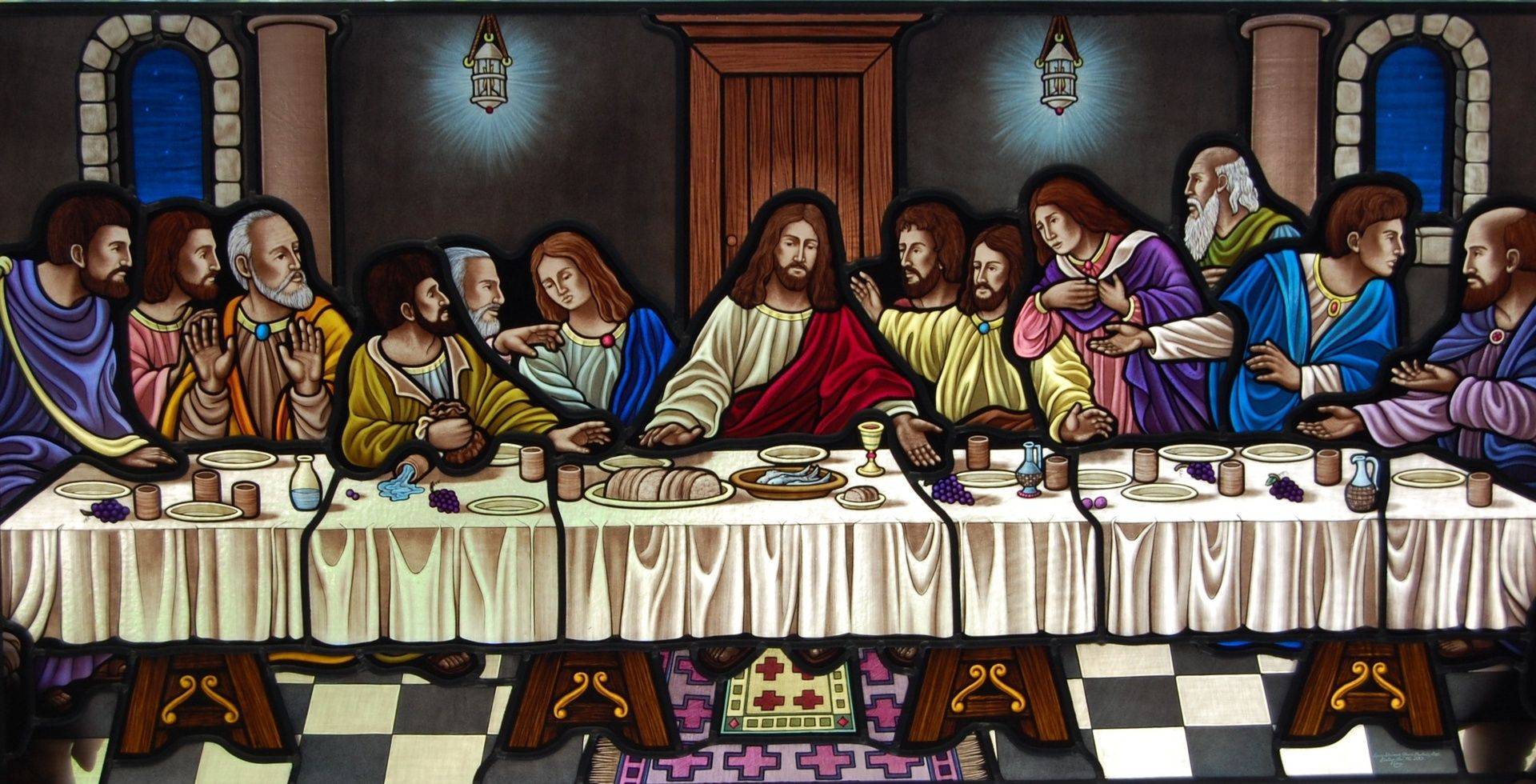Church stained glass window