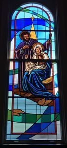 stained glass window